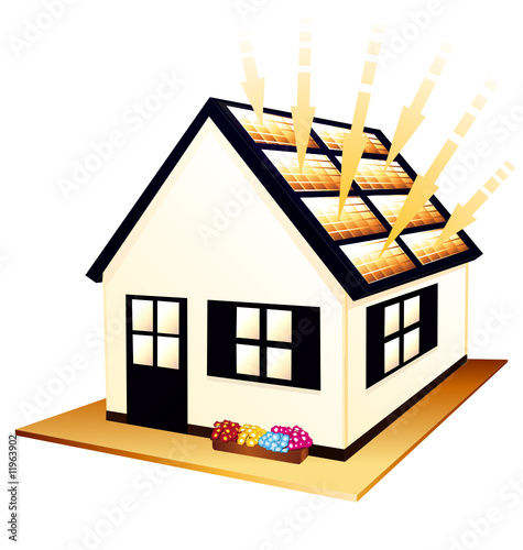 Golden house solar energy