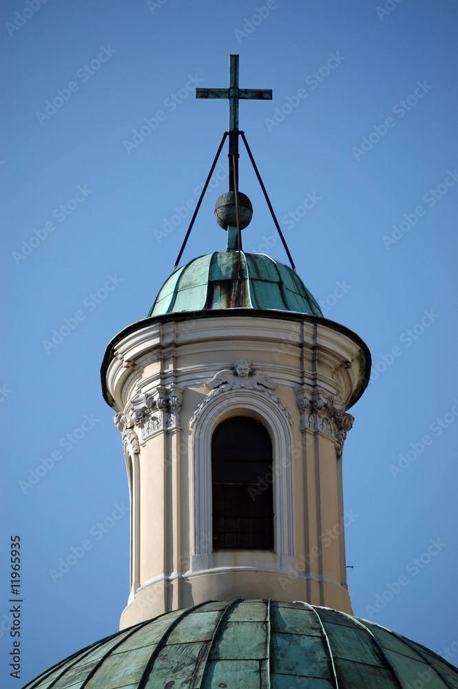 church lantern with cross