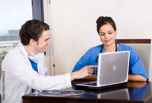 medical doctors in office