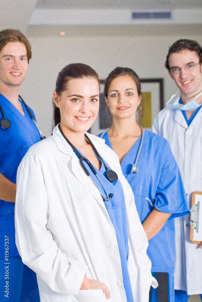 Fototapeta premium medical doctors and nurses