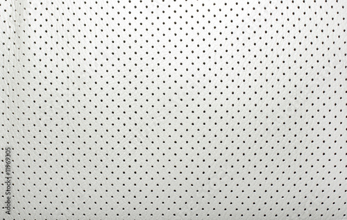 High quality perforated beige leather. Interior of modern japane