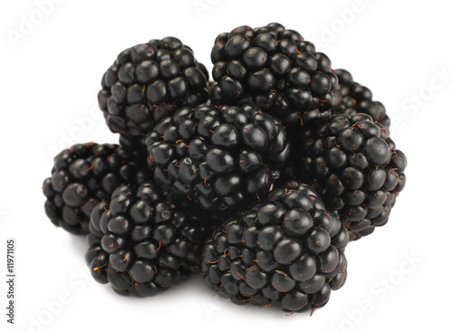 Blackberry fruit heap