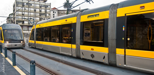 Tramway à Porto