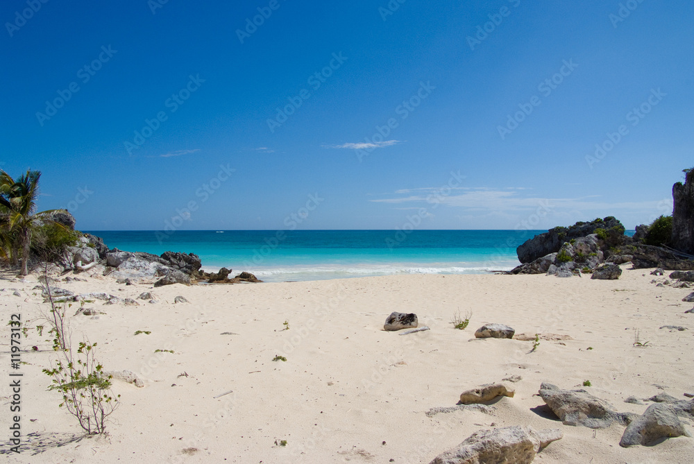 Deserted beach