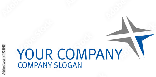 Logo, logotype mit Stern photo