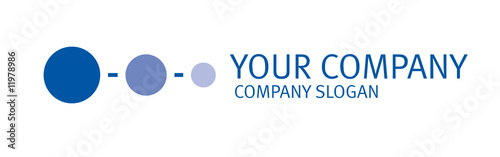 Logo, logotype mit Kreisen