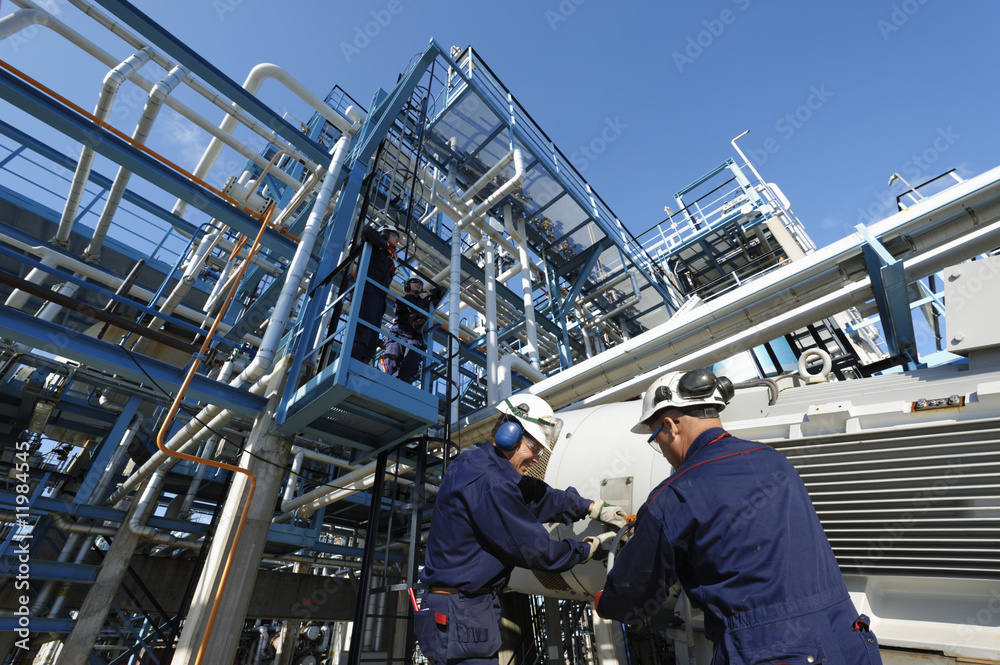 Fototapeta premium engineering and fuel industry