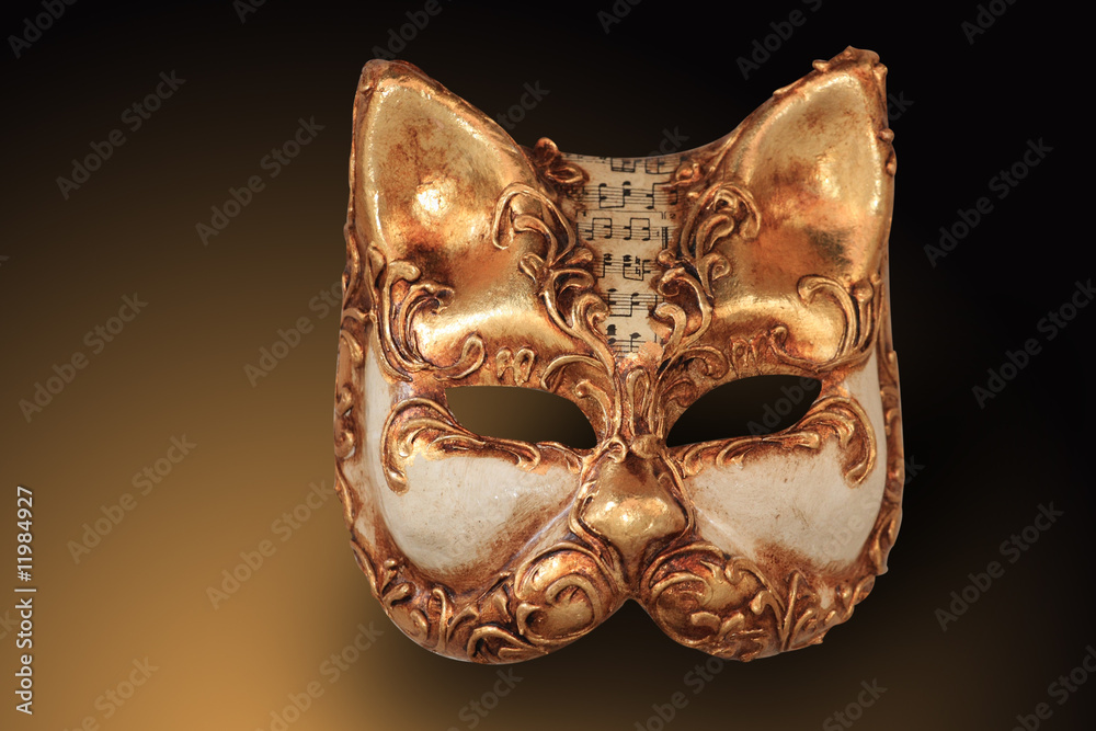 Naklejka premium Venetian carnival Mask