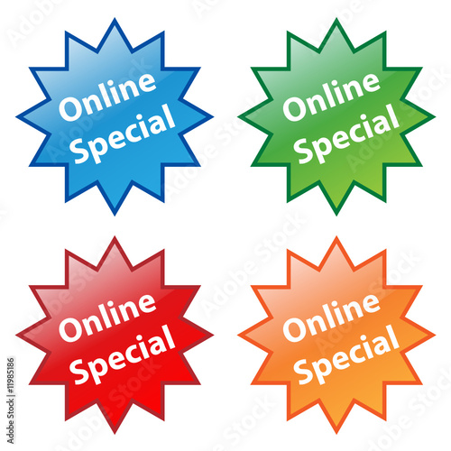 "Online Specials" stamps (multicoloured)
