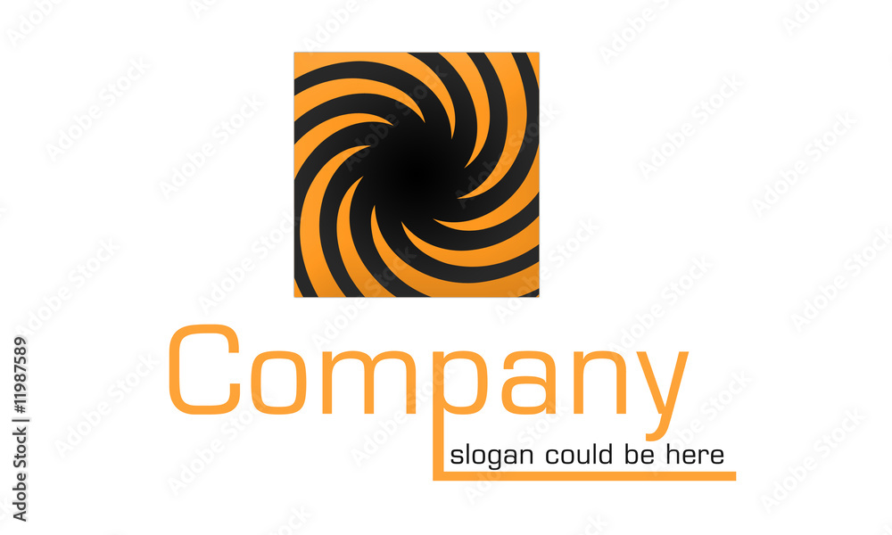 Obraz premium Company Logo Orange