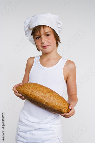 Young baker boy