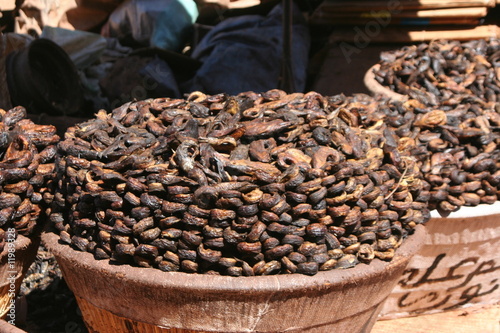 Trockenfisch auf dem Markt von Mopti - Mali photo