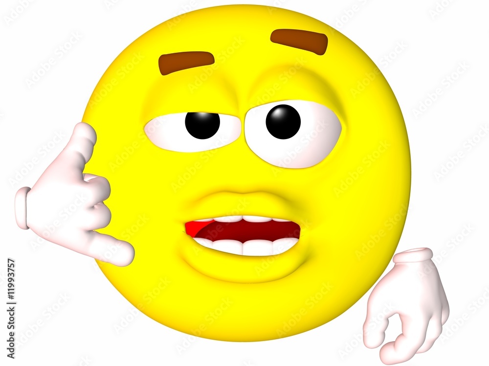 Fototapeta premium Smiley 3D