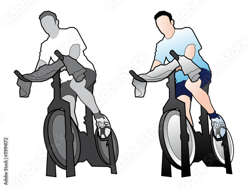 Illustration Sport Hometrainer