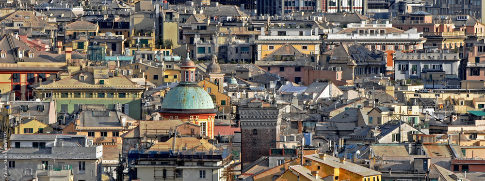 Il centro storico della città di Genova