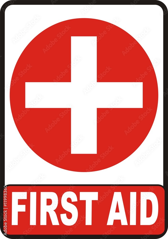 Obraz premium First Aid Sign
