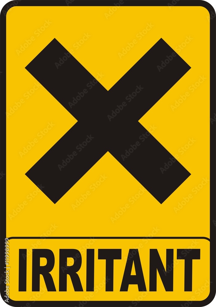 Obraz premium Irritant Sign