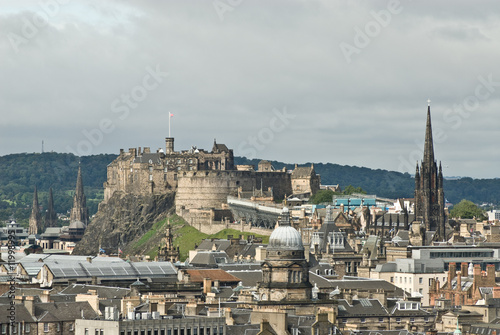 Edinburgh Castle City Skyline