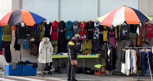 Billede på lærred Markt in Jinhae