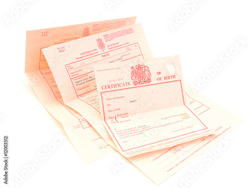 birth certificates