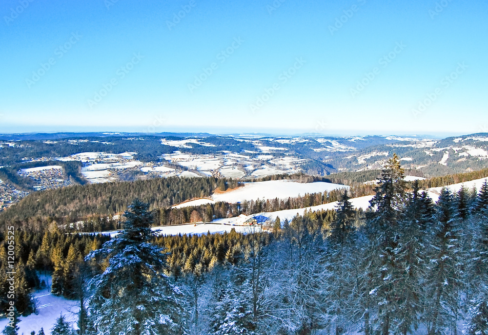 Fototapeta Plateau du Haut-Doubs, Franche-Comté