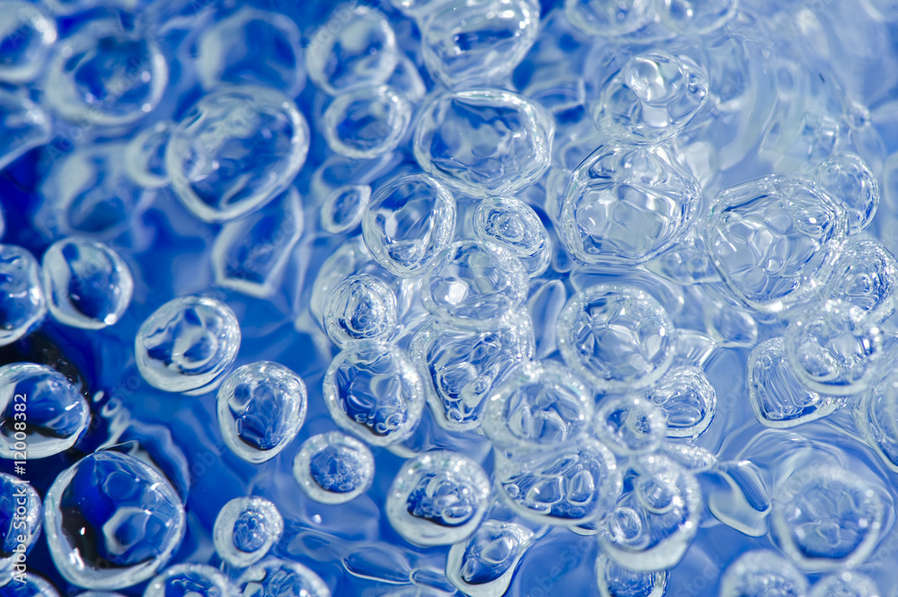 blue bubbles of water background blue bubbles of water background