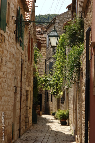 Altstadtgasse in Starigrad, Hvar