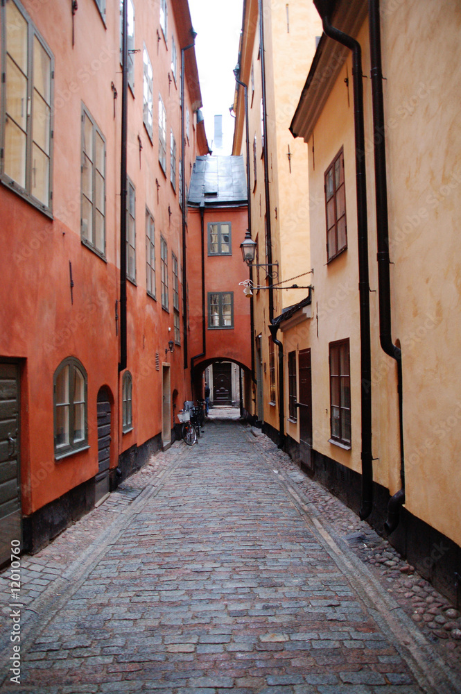 Fototapeta premium Stockholm Gasse