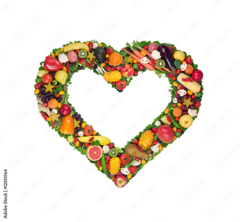 Fruit and vegetable heart
