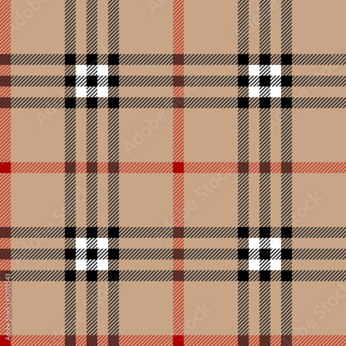 Classic scottish tartan fabric. Seamless square pattern
