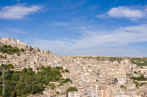 typical architecture detail of old sicilian town