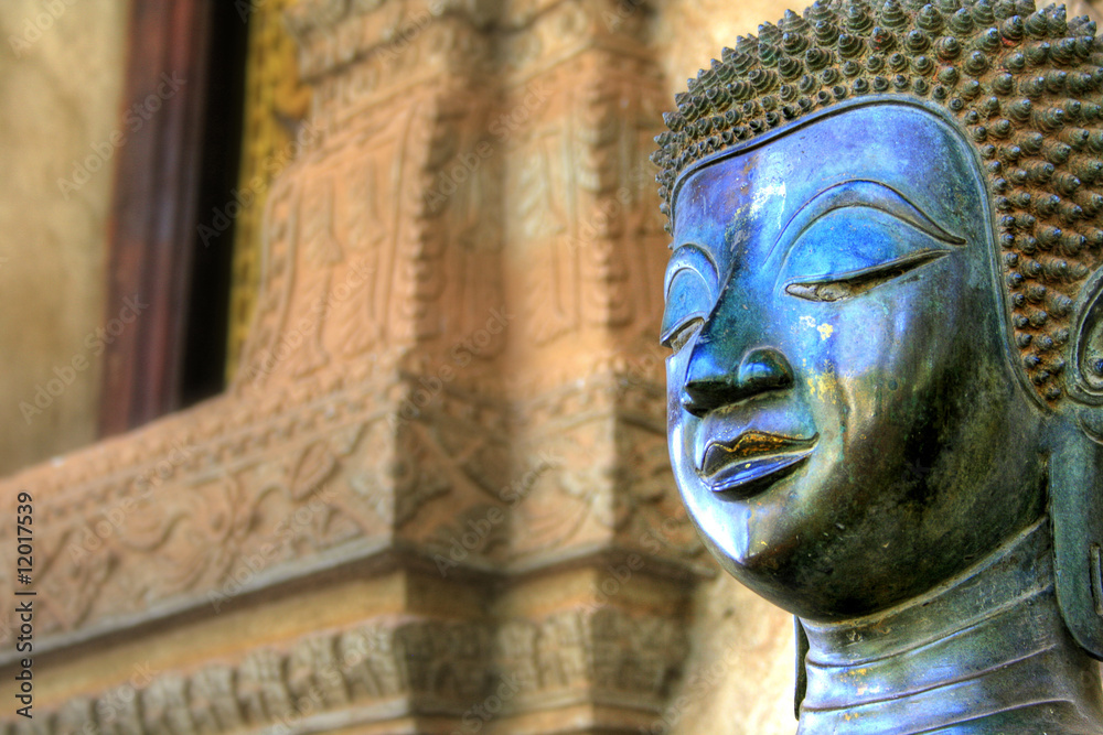 Buddhafigur in Laos, Vientiane