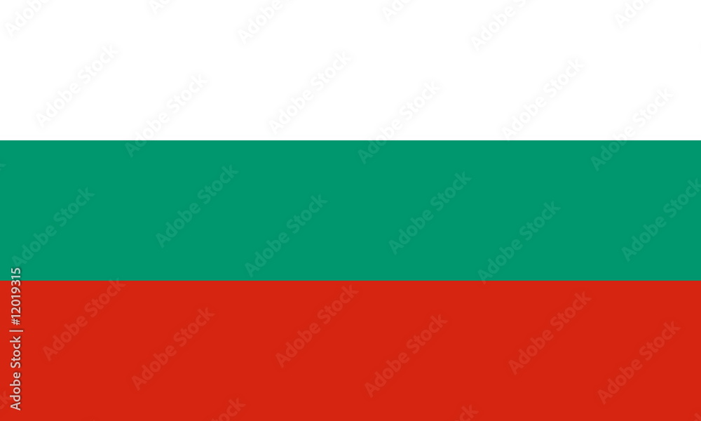 Flagge Bulgarien