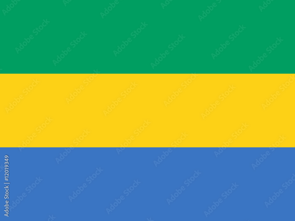 Flagge Gabun