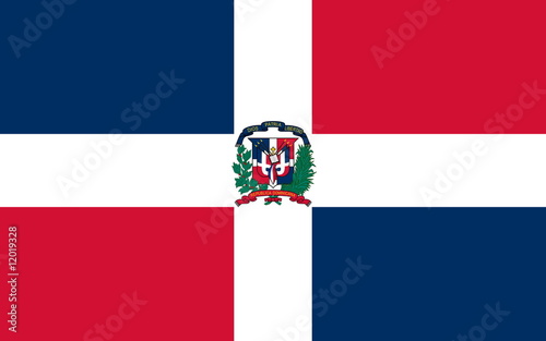Flagge Dominikanische Republik photo