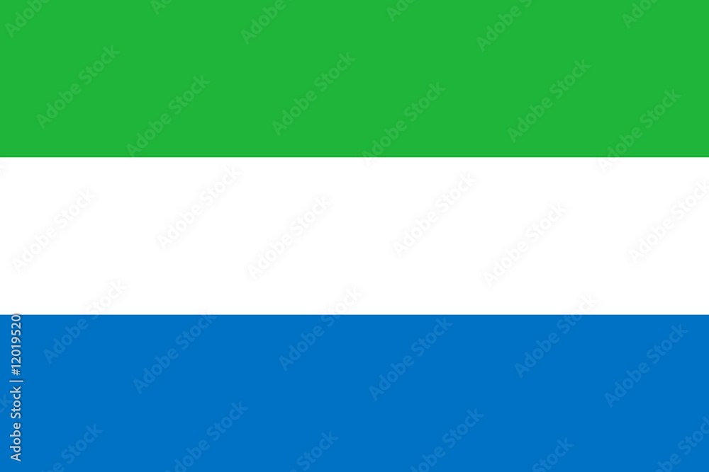 Flagge Sierra Leone