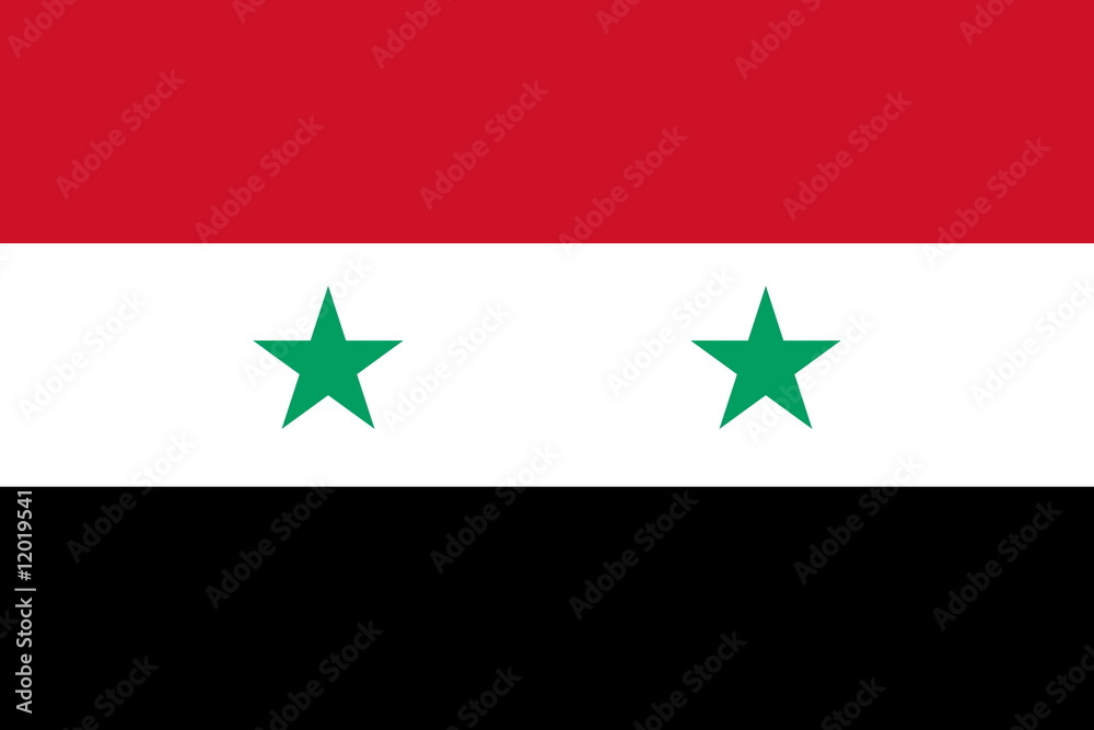 Flagge Syrien Flagge Syrien