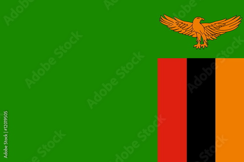 Flagge Sambia