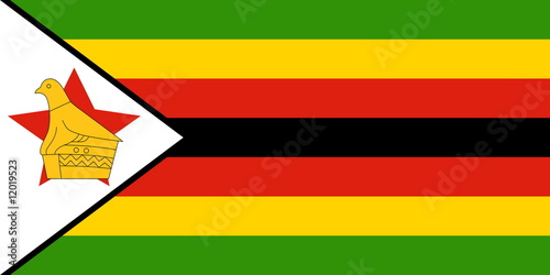 Flagge Simbabwe