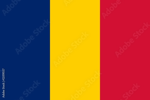 Flagge Tschad
