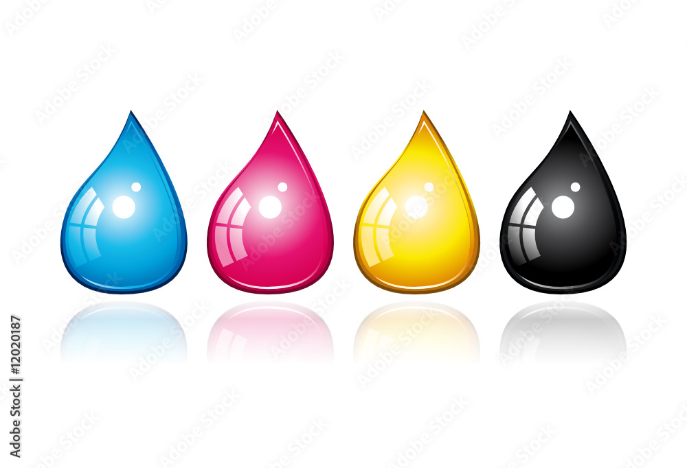 CMYK press palett CMYK press palett