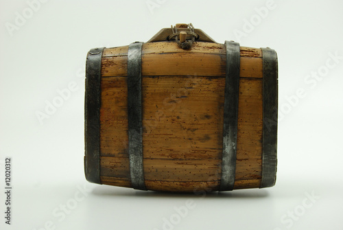 Old wooden keg