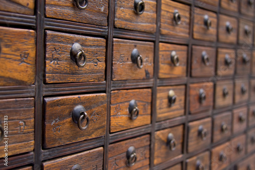 Antique Chinese Medicine Chest