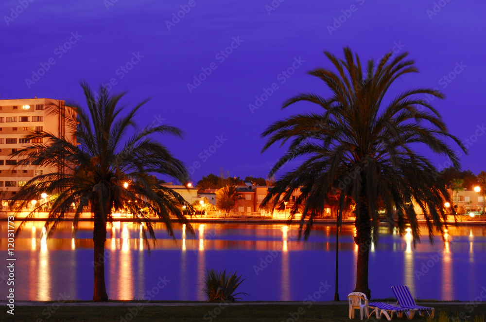 Mallorca, night panorama