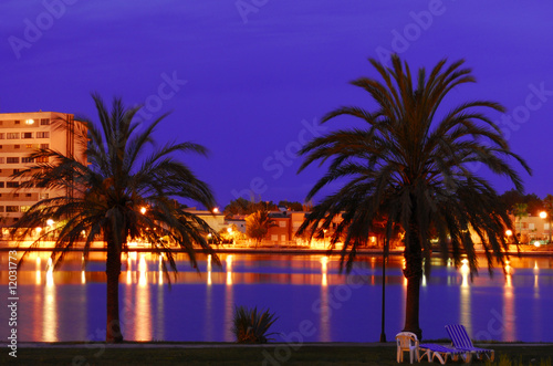 Mallorca, night panorama