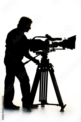 TV the camera in studio.