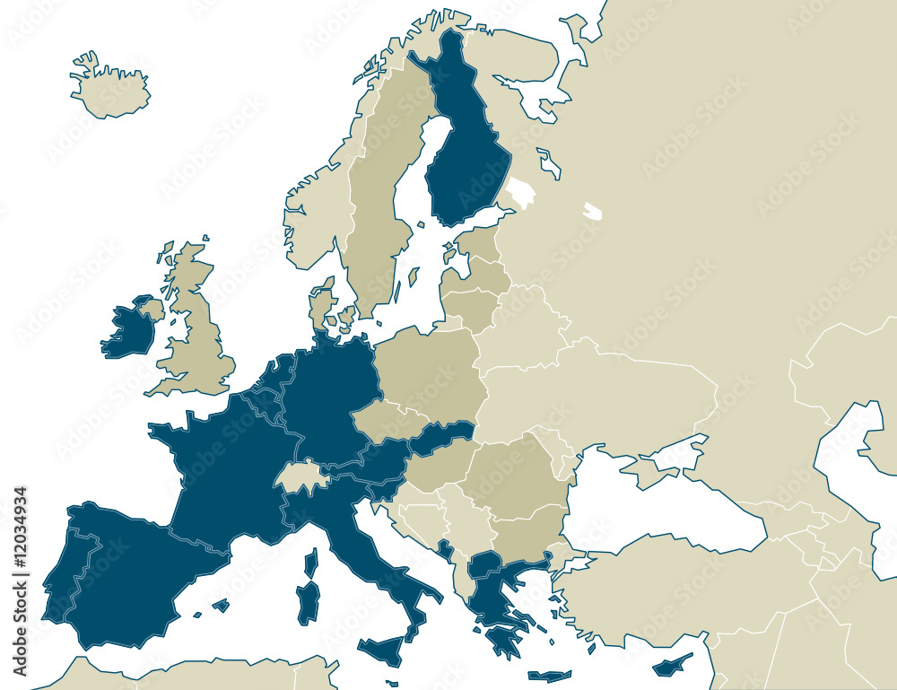 Obraz premium Europa, Euro, Eurozone