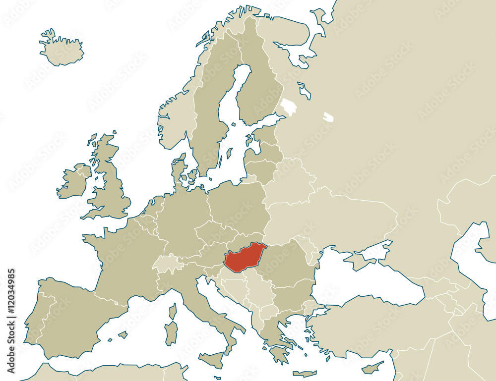 Naklejka premium Ungarn