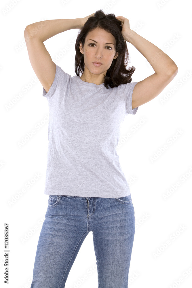 casual brunette