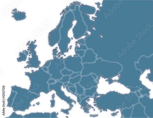 Übersichtskarte Europa